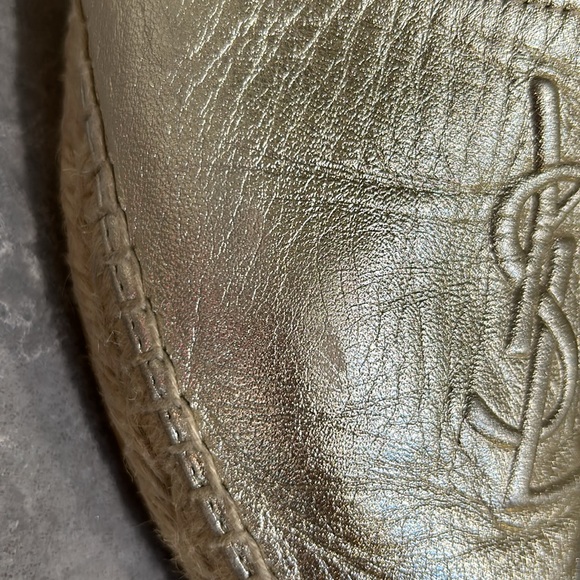 YSL Saint Laurent Logo Espadrilles - Picture 2 of 8